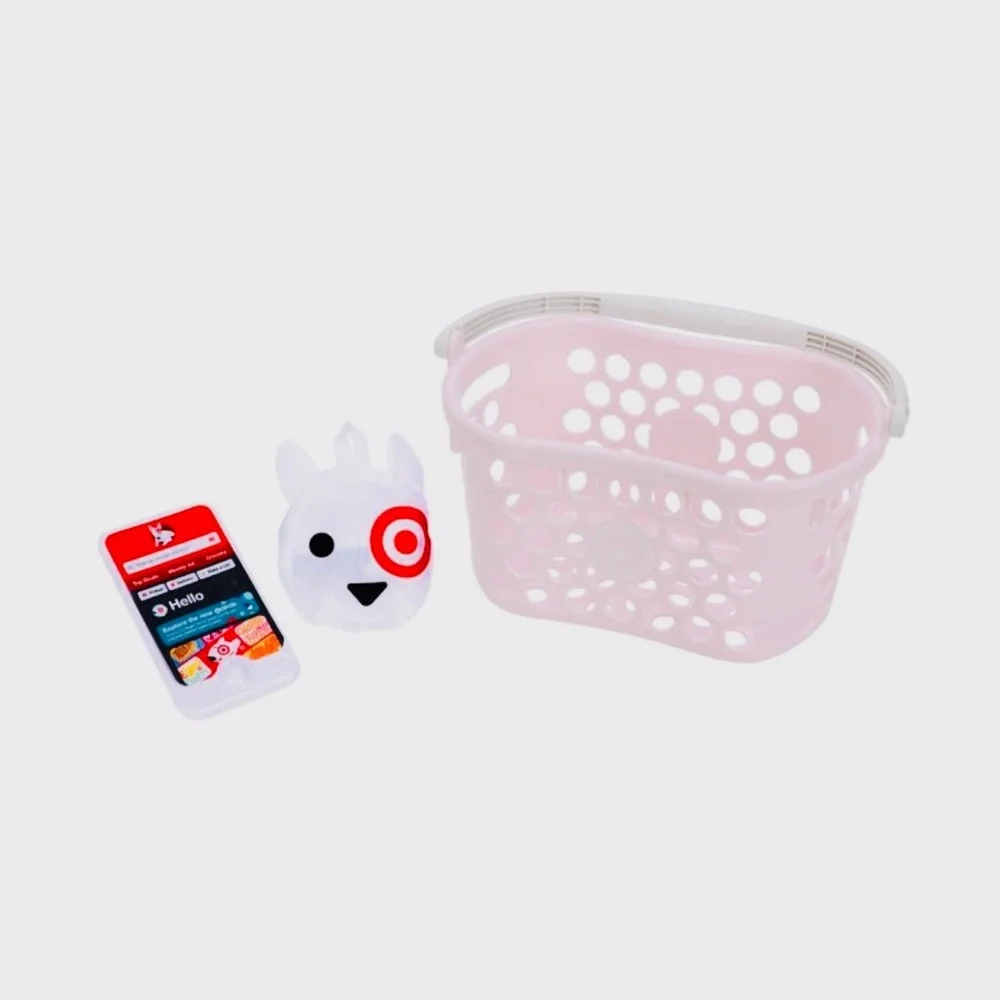 Baby Pink Target Toy Shopping Basket